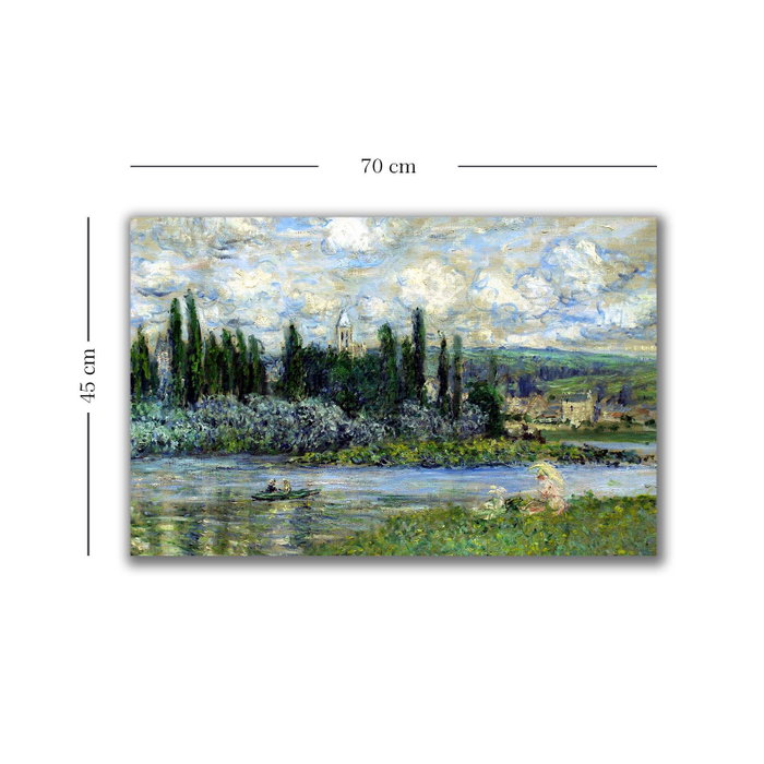 Wallity Pintura decorativa en lienzo Claude Monet 45 x 70 cm Wallity Pintura decorativa en lienzo Claude Monet 45 x 70 cm